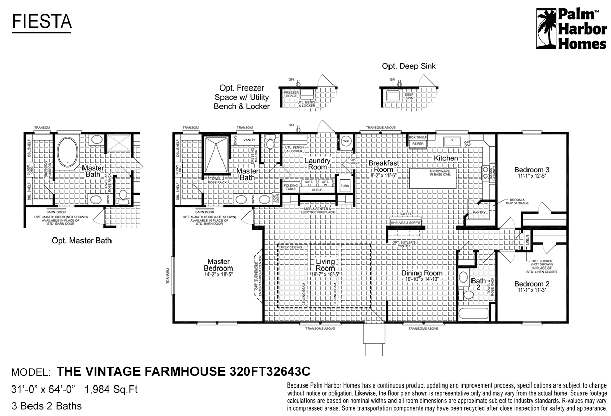 Floor Plans Palm Harbor Village Of Conroe